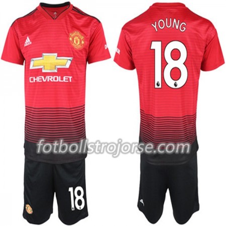 Manchester United Matchtröjor Ashley Young 18 Barn Hemma Fotbollströja 2018-2019 Manchester United Matchtröjor Ashley Young 18 Barn Hemma Fotbollströja 2018-2019